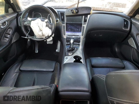 2017 Infiniti Q50 Red Sport 400 с VIN JN1FV7AR0HM871117, выставлен на аукционе Copart как лот 48345515 с пробегом Не указан миль и Списание • Salvage title. История ставок и продаж доступна на DreamBid. Изображение 8.