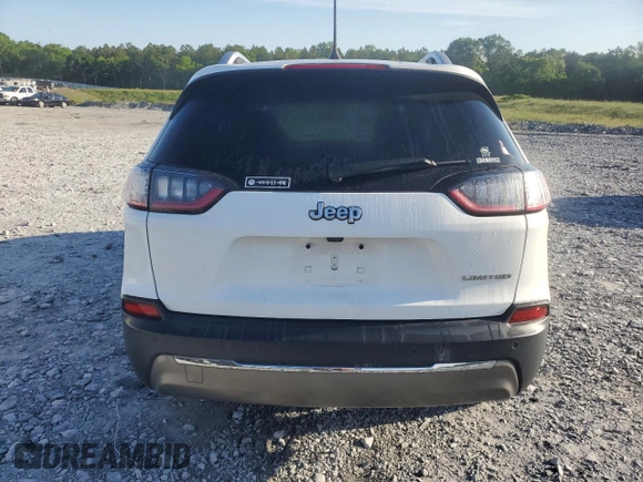 2019 Jeep Cherokee Limited with VIN 1C4PJLDB4KD347822, listed as a Copart auction lot 56195655 with 132,685 mi miles and Salvage title. Bid and sale history available at DreamBid. Image 6.