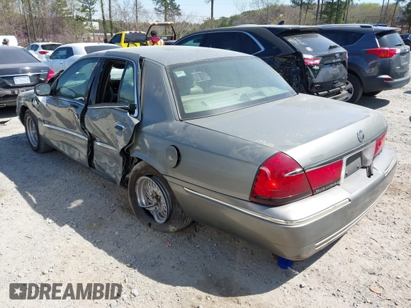 2001 Mercury Grand Marquis LS with VIN 2MEFM75W21X664449, listed as a IAAI auction lot 41898463 with 290,047 mi miles and . Bid and sale history available at DreamBid. Image 3.