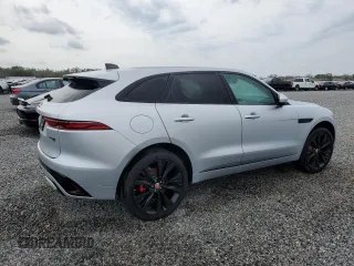 2021 Jaguar F-Pace R-Dynamic S with VIN SADCT2FU1MA663897, listed as a Copart auction lot 85629124 with 60,305 mi miles and Salvage title. Bid and sale history available at DreamBid. Image 3.