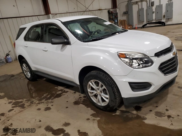 2017 Chevrolet Equinox LS with VIN 2GNFLEEKXH6299483, listed as a Copart auction lot 52913315 with 66,293 mi miles and Salvage Title. Bid and sale history available at carsss.com. Image 4.
