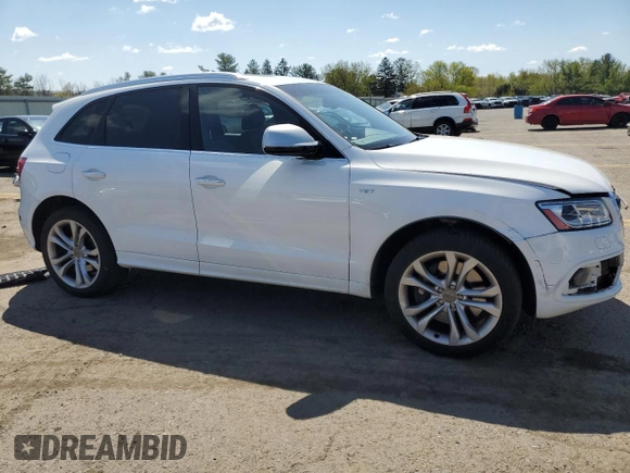2016 Audi SQ5 Premium Plus with VIN WA1CCAFP8GA051548, listed as a Copart auction lot 51496184 with 107,285 mi miles. Bid and sale history available at carsss.com. Image 4.