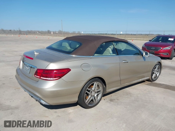 2016 Mercedes-Benz E 400 with VIN WDDKK6FF6GF327078, listed as a IAAI auction lot 41703023 with 54,442 mi miles and . Bid and sale history available at carsss.com. Image 4.