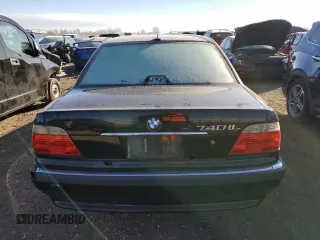 2001 BMW 7 Series 740iL with VIN WBAGH83481DP32193, listed as a Copart auction lot 83438404 with 133,796 mi miles and Clean Title. Bid and sale history available at carsss.com. Image 6.