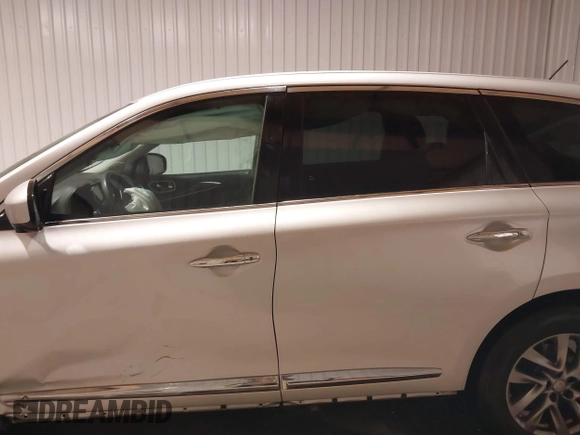 2014 Infiniti QX60 with VIN 5N1AL0MM9EC536455, listed as a IAAI auction lot 41400259 with 142,309 mi miles. Bid and sale history available at carsss.com. Image 14.