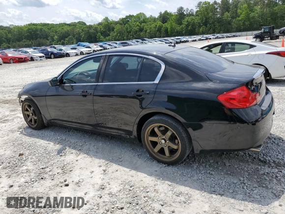 2012 Infiniti G25 Journey with VIN JN1DV6AP2CM812367, listed as a Copart auction lot 55430775 with 120,256 mi miles and Salvage title. Bid and sale history available at DreamBid. Image 2.