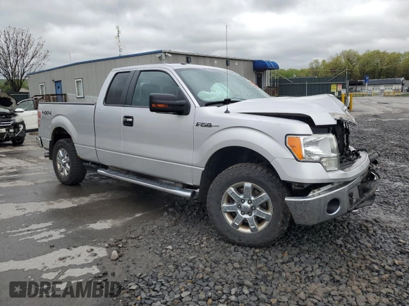 2013 Ford F-150 XL with VIN 1FTFX1EF1DFC68650, listed as a Copart auction lot 55537065 with 166,929 mi miles and Salvage Title. Bid and sale history available at DreamBid. Image 4.