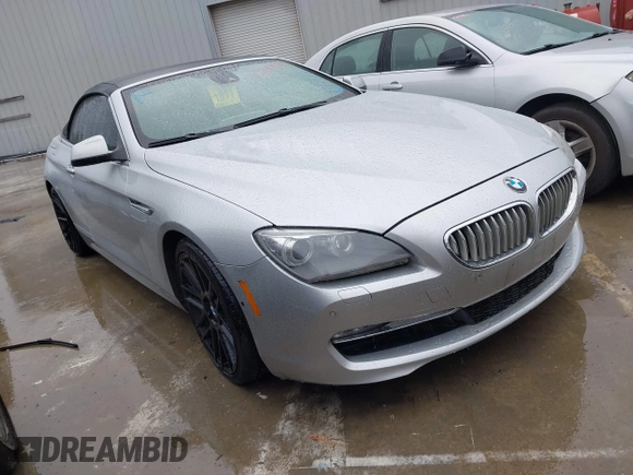 2012 BMW 6 Series 650i with VIN WBALZ3C5XCDL71723, listed as a IAAI auction lot 42204721 with 132,912 mi miles and . Bid and sale history available at carsss.com. Image 1.