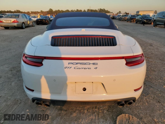 2019 Porsche 911 991 Carrera with VIN WP0CA2A93KS129442, listed as a Copart auction lot 84741674 with 12,337 mi miles and Non Repairable. Bid and sale history available at carsss.com. Image 6.