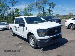 2023 Ford F-150 XL with VIN 1FTEW1CB7PKD66088, listed as a IAAI auction lot 41886840 with 78,758 mi miles. Bid and sale history available at carsss.com. Image 1.