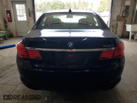 2012 BMW 7 Series 750i xDrive with VIN WBAKC6C5XCC396660, listed as a Copart auction lot 55325095 with 106,667 mi miles and Clean Title. Bid and sale history available at DreamBid. Image 6.