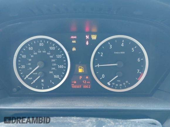 2007 BMW 5 Series 530xi with VIN WBANN73597CN04270, listed as a IAAI auction lot 42681539 with 185,507 mi miles and . Bid and sale history available at DreamBid. Image 7.