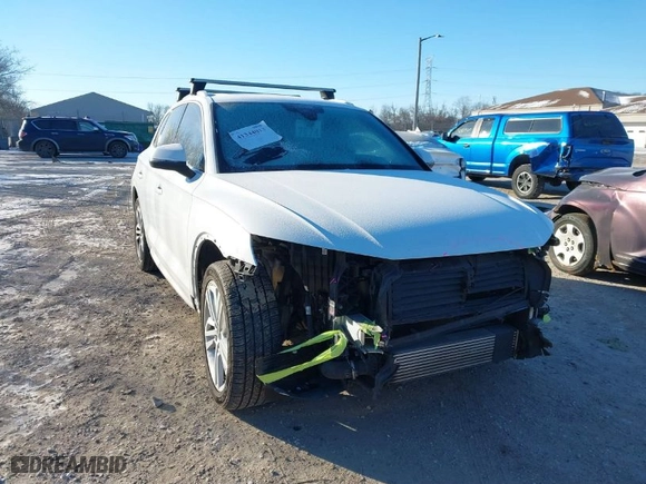 2019 Audi Q5 Premium Plus with VIN WA1BNAFY3K2067609, listed as a IAAI auction lot 41344013 with 50,795 mi miles. Bid and sale history available at carsss.com. Image 6.