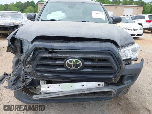2020 Toyota Tacoma SR with VIN 3TYRX5GN1LT002234, listed as a IAAI auction lot 42082830 with 128,589 mi miles and . Bid and sale history available at DreamBid. Image 6.