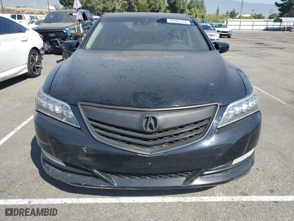 2014 Acura RLX Tech Pkg with VIN JH4KC1F57EC003829, listed as a Copart auction lot 74345714 with 194,305 mi miles and Salvage Title. Bid and sale history available at carsss.com. Image 5.