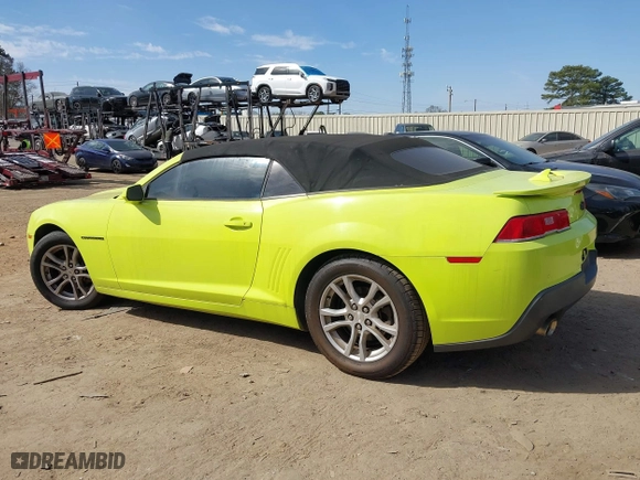 2015 Chevrolet Camaro LT with VIN 2G1FD3D36F9148181, listed as a IAAI auction lot 41751267 with 159,668 mi miles. Bid and sale history available at carsss.com. Image 13.