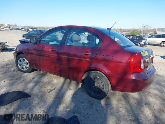 2008 Hyundai Accent GLS with VIN KMHCN46C08U277111, listed as a IAAI auction lot 41982677 with 125,570 mi miles. Bid and sale history available at carsss.com. Image 3.