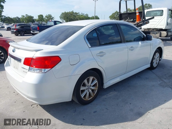2011 Subaru Legacy Prem with VIN 4S3BMBB6XB3220824, listed as a IAAI auction lot 42174334 with 168,528 mi miles and . Bid and sale history available at DreamBid. Image 4.