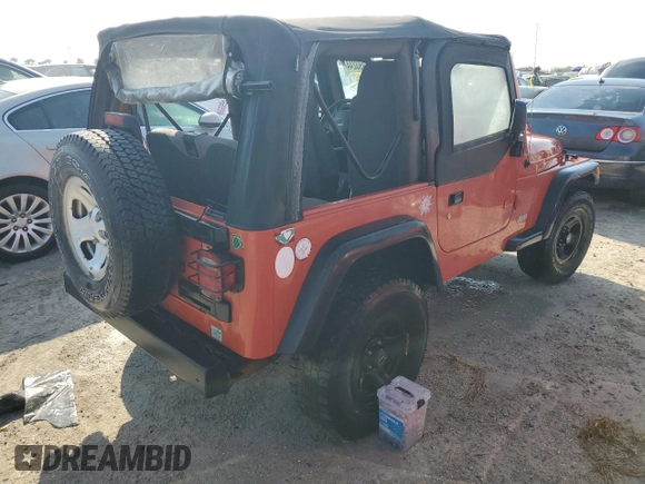 2006 Jeep Wrangler SE with VIN 1J4FA29126P786442, listed as a Copart auction lot 74493244 with 223,884 mi miles and Non Repairable. Bid and sale history available at carsss.com. Image 3.