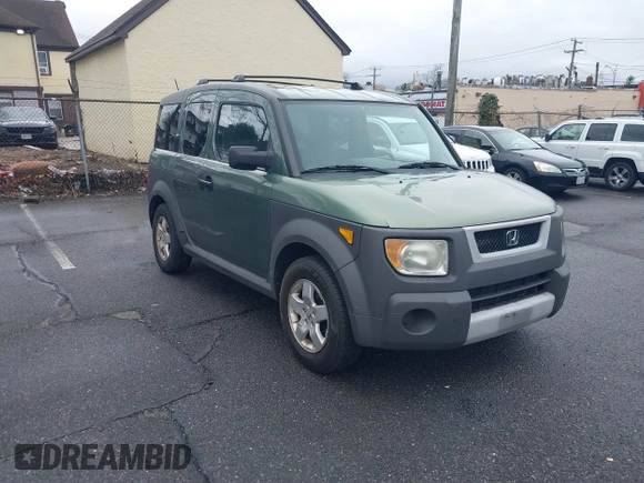 2005 Honda Element EX z VIN 5J6YH28625L033193, wystawiony jako IAAI lot #41826940 z przebiegiem 126 187 mil mil oraz . Historia ofert i sprzedaży dostępna na DreamBid. Obrazek 1.