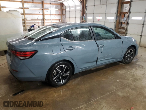 2024 Nissan Sentra SV with VIN 3N1AB8CV0RY333700, listed as a Copart auction lot 66105155 with 25,655 mi miles and Clean title. Bid and sale history available at DreamBid. Image 3.
