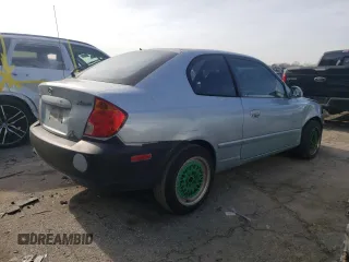 2004 Hyundai Accent GL with VIN KMHCG35C44U303127, listed as a Copart auction lot 88642335 with 155,032 mi miles and Salvage Title. Bid and sale history available at carsss.com. Image 3.