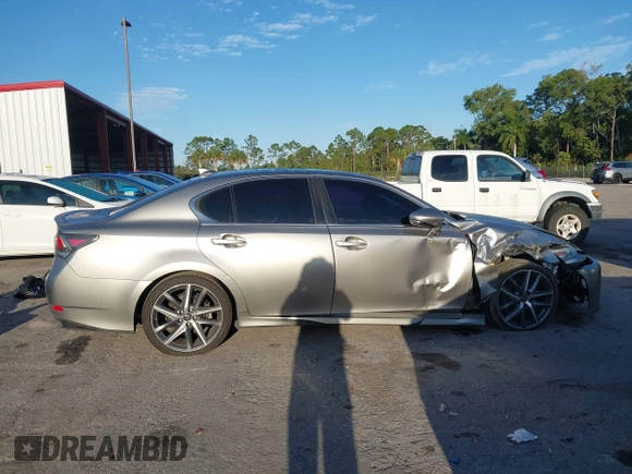 2016 Lexus GS 350 with VIN JTHBZ1BL7GA006019, listed as a IAAI auction lot 41754858 with 108,285 mi miles. Bid and sale history available at carsss.com. Image 13.