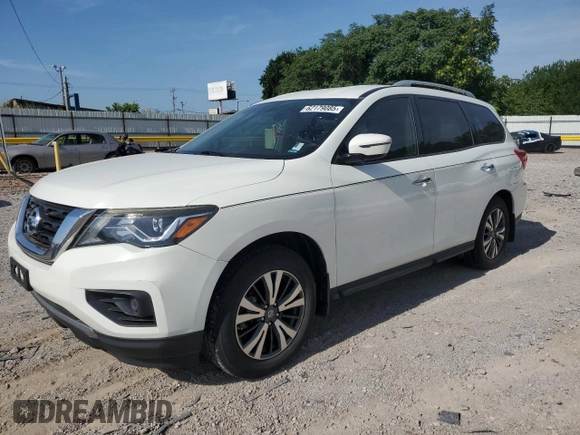 2017 Nissan Pathfinder S with VIN 5N1DR2MN0HC637193, listed as a Copart auction lot 62179085 with 152,237 mi miles and Clean title. Bid and sale history available at DreamBid. Image 1.