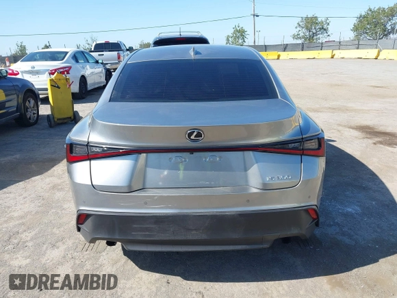 2021 Lexus IS 300 with VIN JTHCA1D24M5115848, listed as a IAAI auction lot 42179771 with 47,670 mi miles and . Bid and sale history available at DreamBid. Image 16.