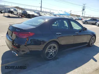 2024 Mercedes-Benz C 300 with VIN W1KAF4HB0RR219264, listed as a Copart auction lot 56701875 with 757 mi miles and Salvage Title. Bid and sale history available at DreamBid. Image 3.