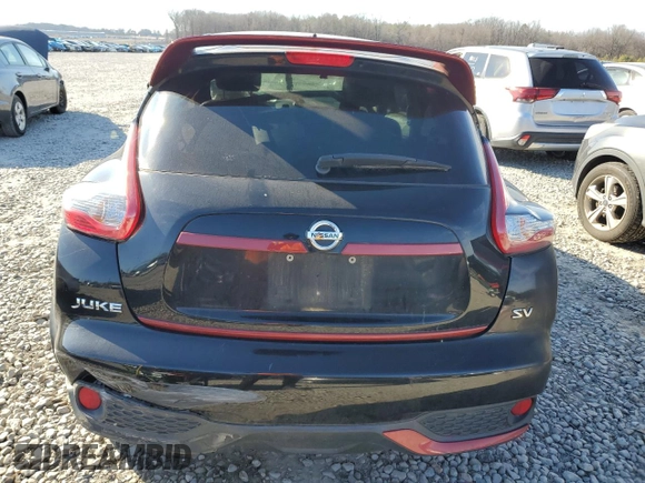 2015 Nissan Juke SV with VIN JN8AF5MR5FT506654, listed as a Copart auction lot 43602015 with Not Provided miles and Clean Title. Bid and sale history available at carsss.com. Image 6.