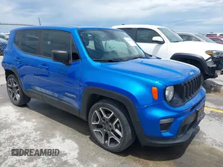 2020 Jeep Renegade Jeepster z VIN ZACNJAAB6LPL81065, wystawiony jako IAAI lot #42444687 z przebiegiem 52 340 mil mil oraz . Historia ofert i sprzedaży dostępna na DreamBid. Obrazek 1.
