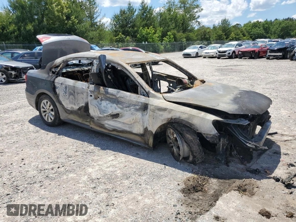 2015 Volkswagen Passat S with VIN 1VWAS7A32FC030279, listed as a Copart auction lot 55804075 with Not provided miles and Salvage title. Bid and sale history available at DreamBid. Image 4.