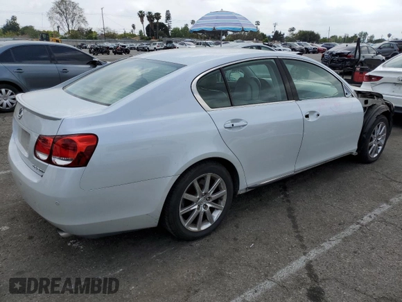 2006 Lexus GS 300 z VIN JTHBH96SX65013976, wystawiony jako Copart lot #54421355 z przebiegiem 208 723 mil mil oraz Szkoda całkowita • Salvage title. Historia ofert i sprzedaży dostępna na DreamBid. Obrazek 3.