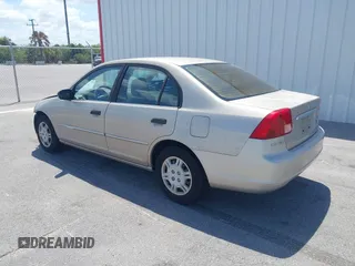 2001 Honda Civic LX with VIN 2HGES16521H610022, listed as a IAAI auction lot 42077819 with 155,570 mi miles. Bid and sale history available at carsss.com. Image 3.