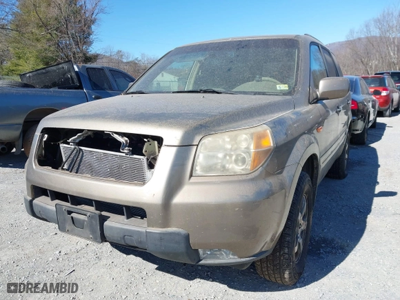 2008 Honda Pilot EX-L with VIN 5FNYF18778B052859, listed as a IAAI auction lot 41695095 with 249,207 mi miles. Bid and sale history available at carsss.com. Image 6.