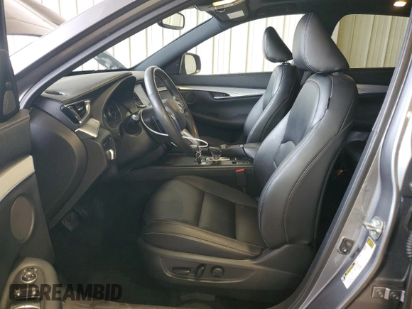 2021 Infiniti QX50 Luxe with VIN 3PCAJ5BBXMF104676, listed as a Copart auction lot 55590605 with 37,896 mi miles and Salvage title. Bid and sale history available at DreamBid. Image 7.