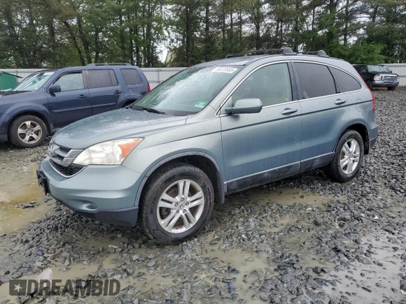 2010 Honda CR-V EX-L z VIN 5J6RE4H74AL049651, wystawiony jako Copart lot #58220965 z przebiegiem 91 636 mil mil oraz Szkoda całkowita • Salvage title. Historia ofert i sprzedaży dostępna na DreamBid. Obrazek 1.