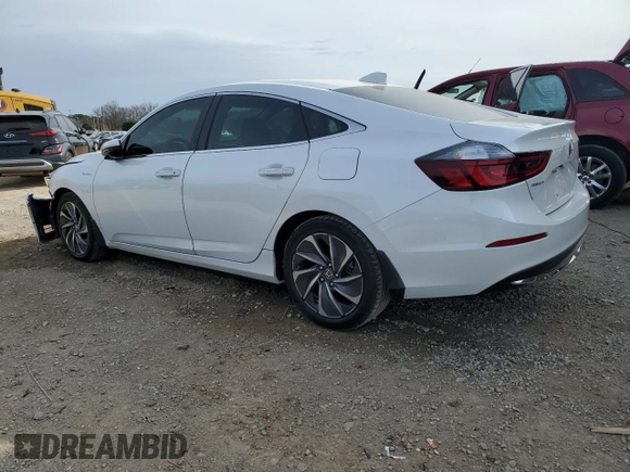 2022 Honda Insight Touring with VIN 19XZE4F92NE007889, listed as a Copart auction lot 48177315 with 25,824 mi miles and Salvage Title. Bid and sale history available at DreamBid. Image 2.