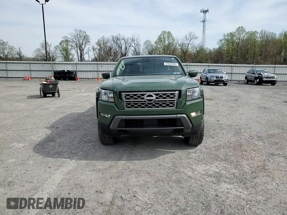 2022 Nissan Frontier SV with VIN 1N6ED1EKXNN605404, listed as a Copart auction lot 53583465 with 59,438 mi miles and Salvage title. Bid and sale history available at DreamBid. Image 14.