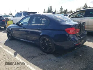 2016 BMW M3 with VIN WBS8M9C57G5D30360, listed as a Copart auction lot 43237344 with 81,879 mi miles. Bid and sale history available at carsss.com. Image 2.