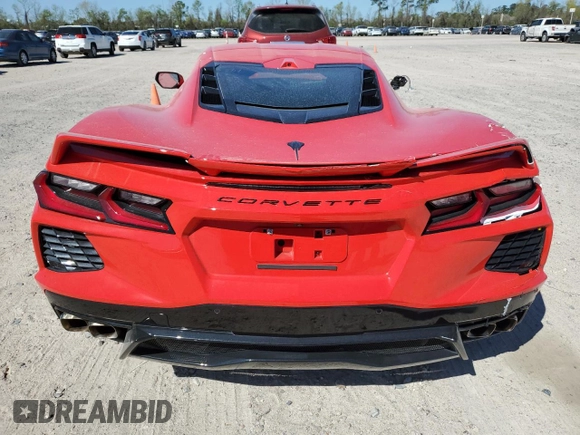 2024 Chevrolet Corvette 2LT z VIN 1G1YB2D44R5130393, wystawiony jako Copart lot #49864305 z przebiegiem 3 226 mil mil oraz Nie do naprawy • Non repairable. Historia ofert i sprzedaży dostępna na DreamBid. Obrazek 6.