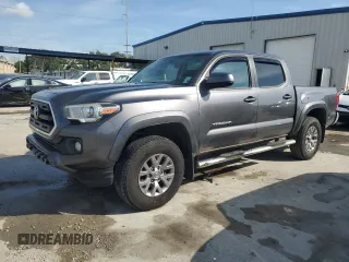 2017 Toyota Tacoma SR5 with VIN 5TFAZ5CN6HX042545, listed as a Copart auction lot 54960805 with 129,559 mi miles and Salvage Title. Bid and sale history available at DreamBid. Image 1.