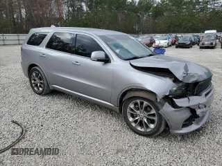2019 Dodge Durango GT Plus with VIN 1C4RDHDG0KC721180, listed as a Copart auction lot 47705185 with 90,305 mi miles and Salvage Title. Bid and sale history available at carsss.com. Image 4.