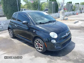 2012 FIAT 500 Sport z VIN 3C3CFFBR2CT270465, wystawiony jako IAAI lot #42334564 z przebiegiem 156 469 mil mil oraz . Historia ofert i sprzedaży dostępna na DreamBid. Obrazek 1.