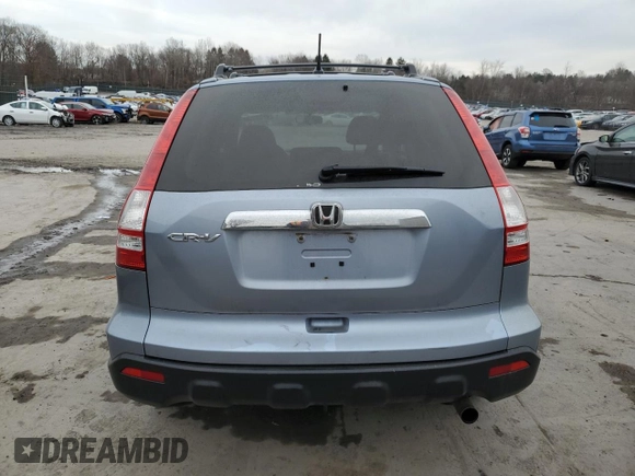 2009 Honda CR-V EX with VIN 5J6RE48599L053866, listed as a Copart auction lot 49388185 with 124,807 mi miles and Salvage Title. Bid and sale history available at carsss.com. Image 6.
