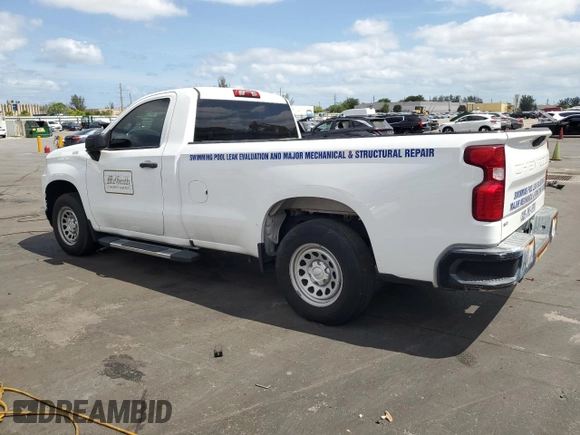 2020 Chevrolet Silverado 1500 Work Truck with VIN 3GCNWAEH6LG248388, listed as a Copart auction lot 54203645 with 85,296 mi miles and Clean Title. Bid and sale history available at DreamBid. Image 2.