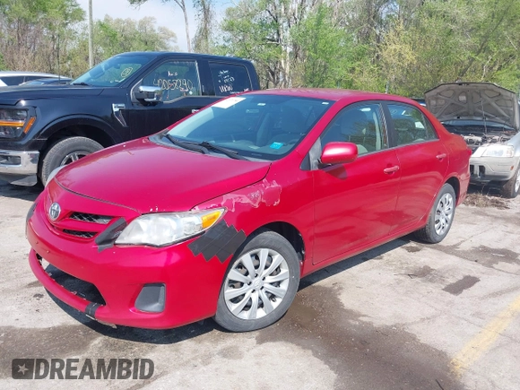 2012 Toyota Corolla L with VIN 2T1BU4EE3CC800424, listed as a IAAI auction lot 42071780 with 204,196 mi miles. Bid and sale history available at carsss.com. Image 2.