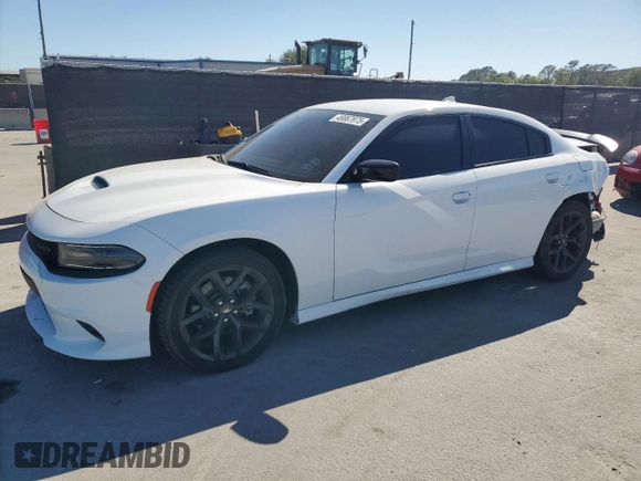 2021 Dodge Charger GT with VIN 2C3CDXHG5MH650184, listed as a Copart auction lot 49867975 with 46,648 mi miles and Non Repairable. Bid and sale history available at DreamBid. Image 1.