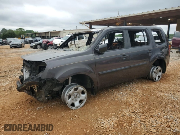2014 Honda Pilot LX with VIN 5FNYF3H27EB010848, listed as a Copart auction lot 54409935 with Not provided miles and Non repairable. Bid and sale history available at DreamBid. Image 1.